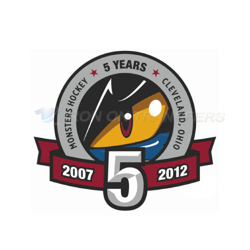 Lake Erie Monsters Iron-on Stickers (Heat Transfers)NO.9062